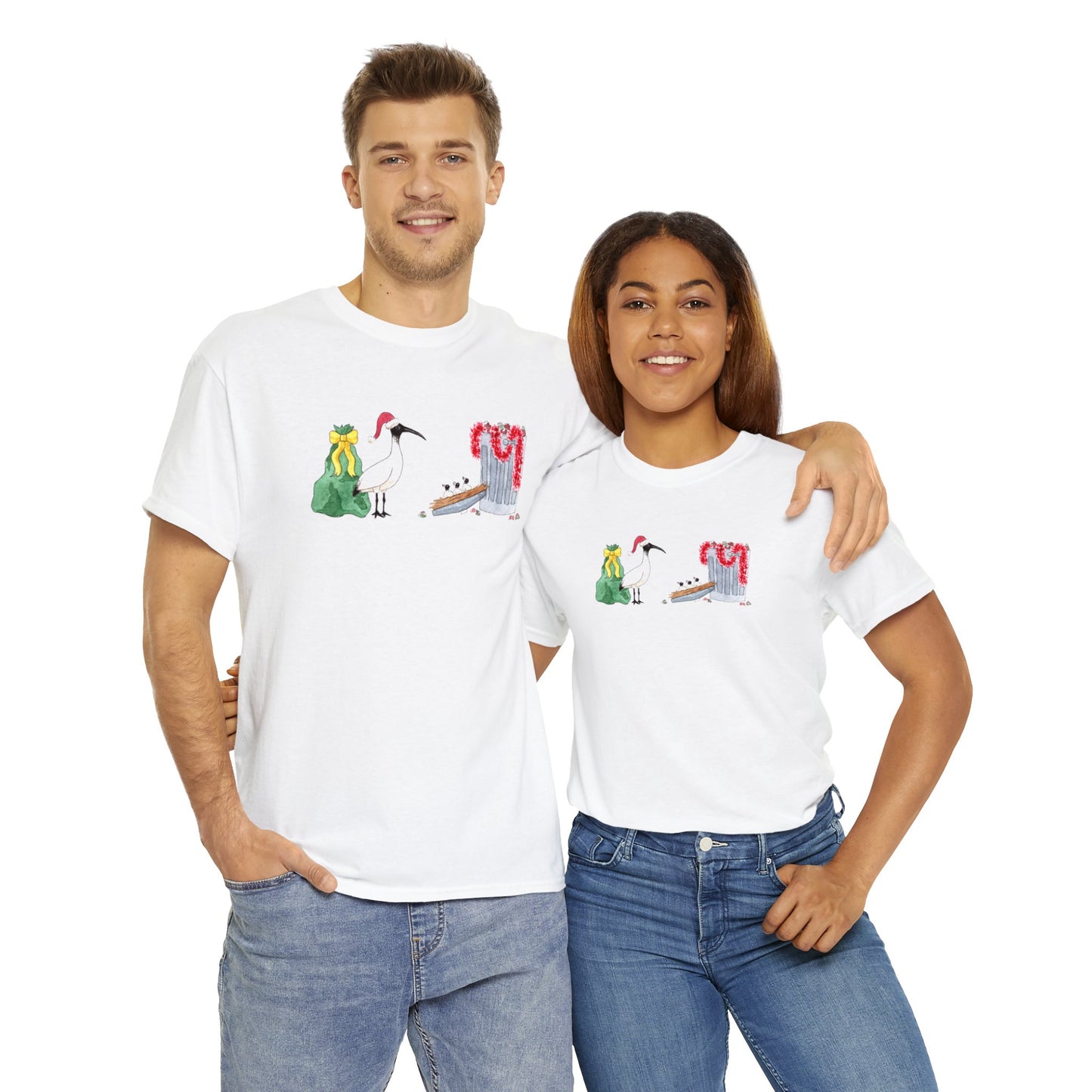 Bin Chicks' First Christmas Unisex Tee