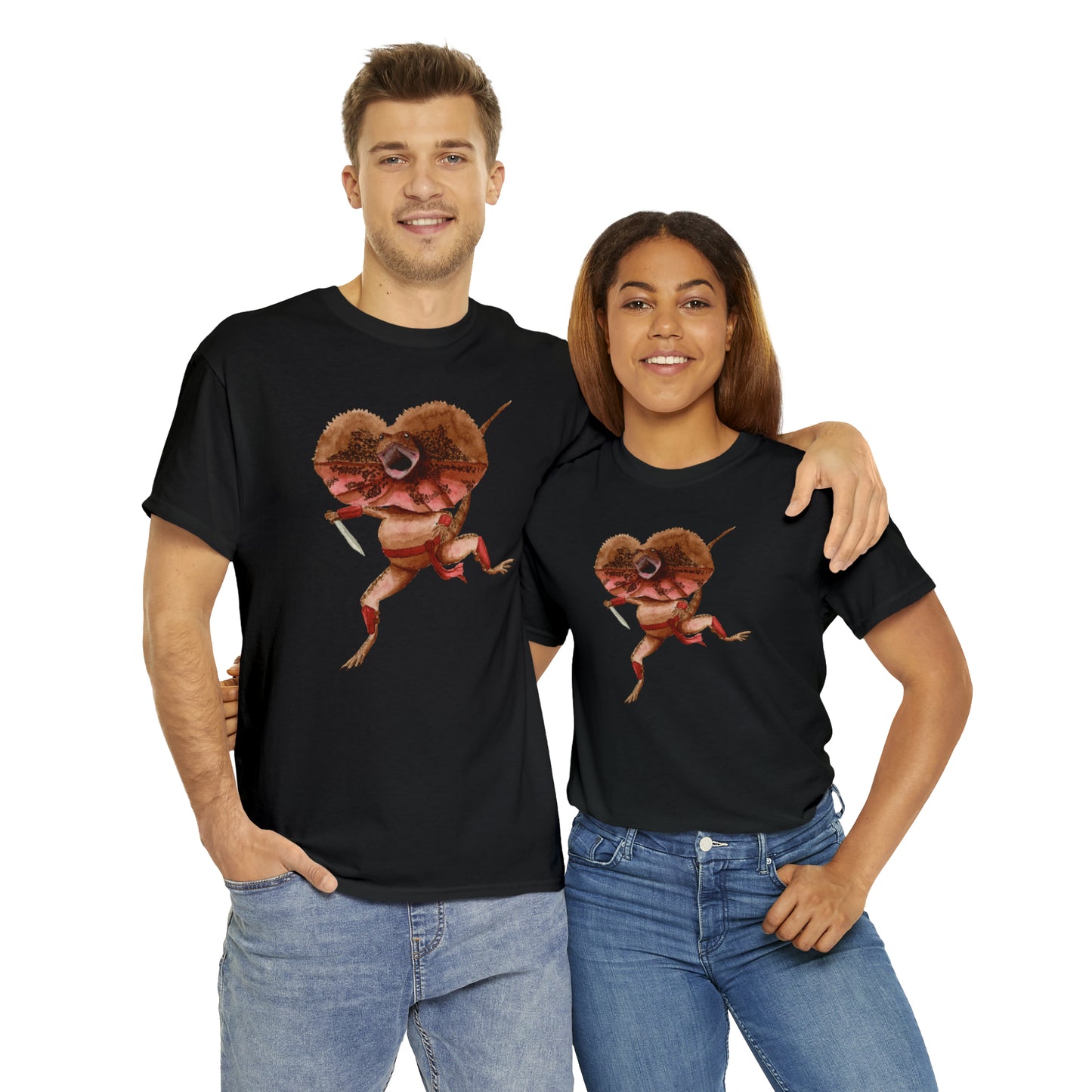 Fighter Frill-Necked Lizard Unisex Tee