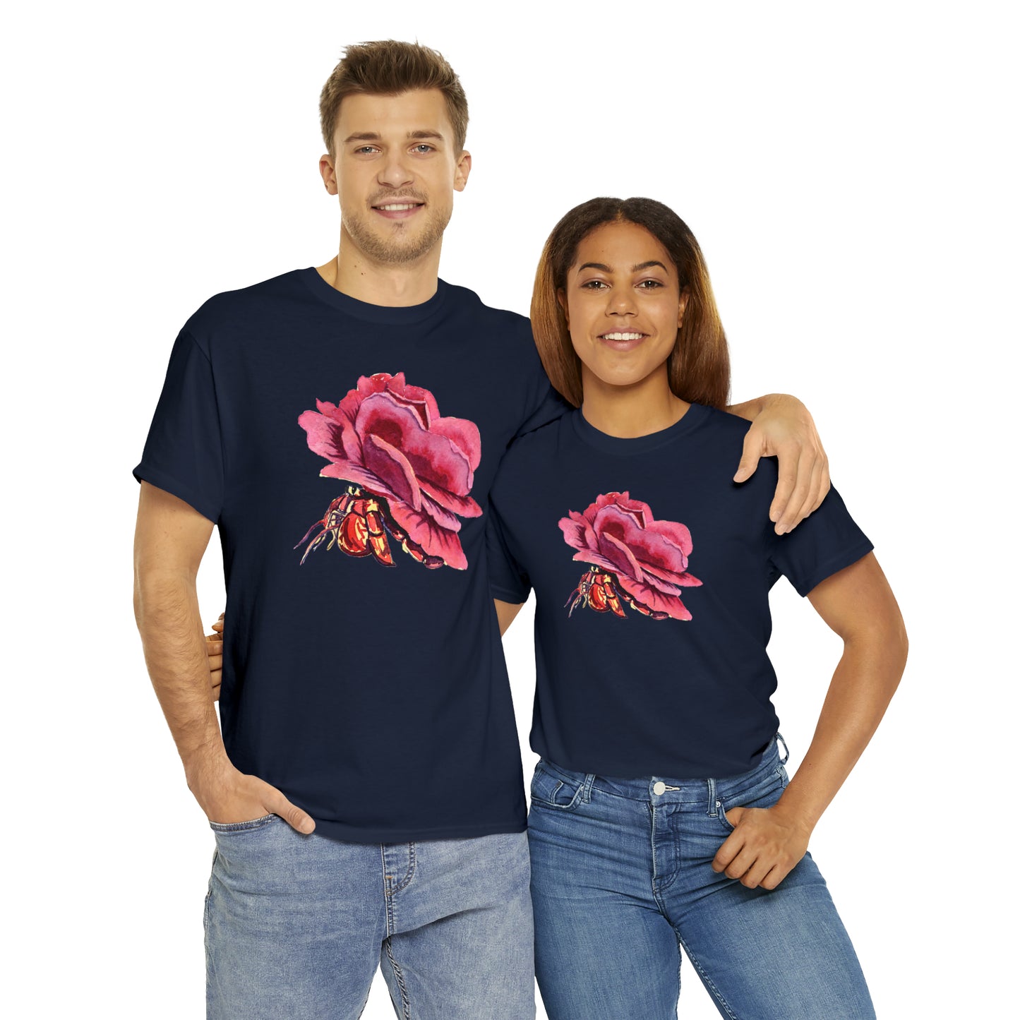 Rose Crab Unisex Tee