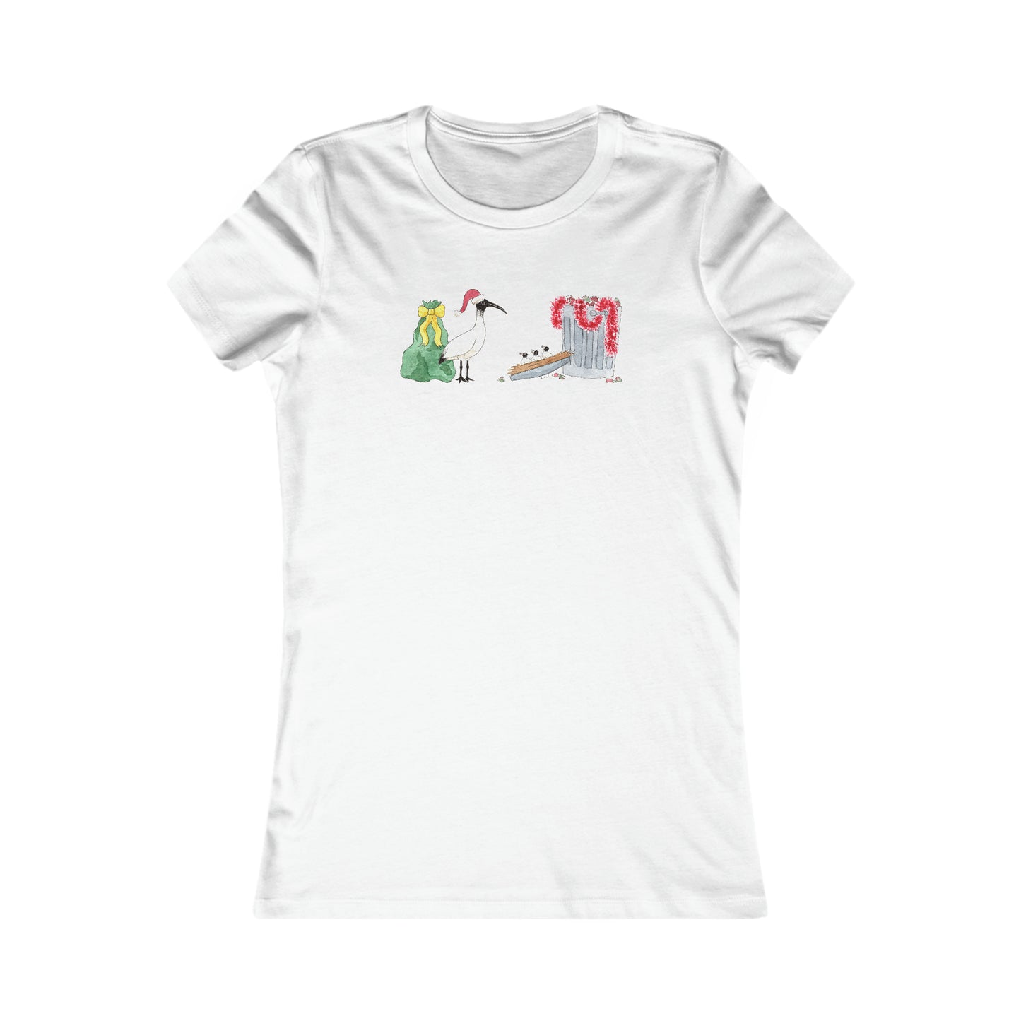 Bin Chicks' First Christmas Women's Tee