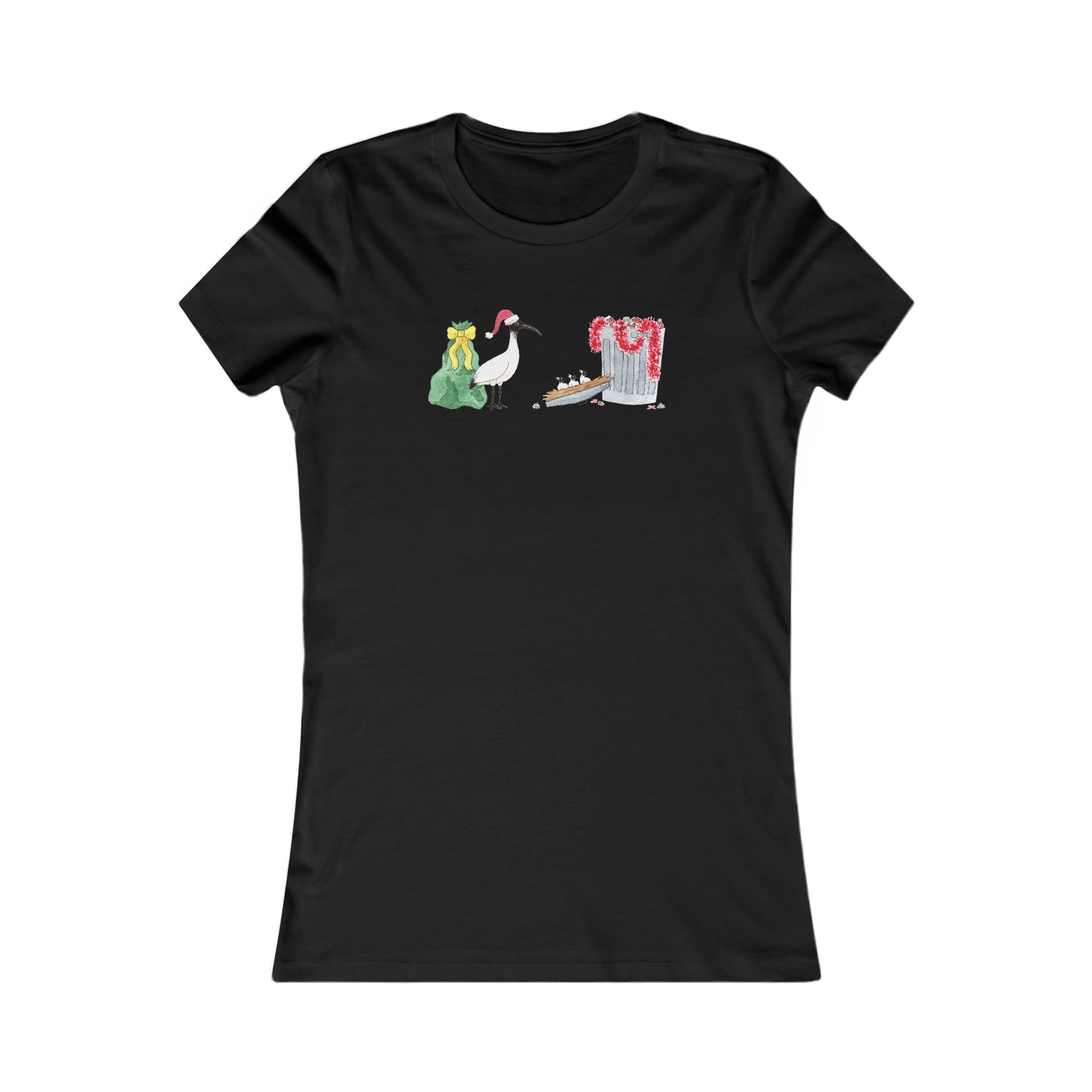 Bin Chicks' First Christmas Women's Tee