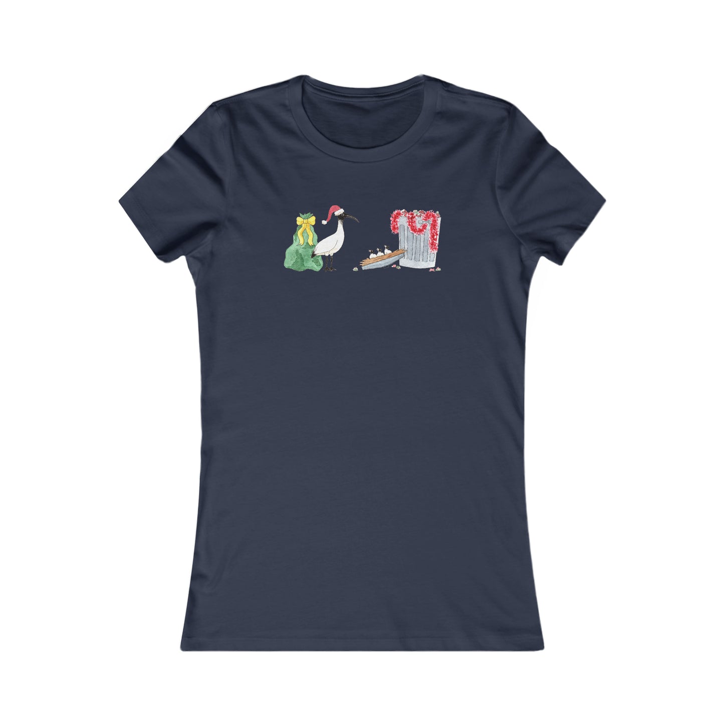 Bin Chicks' First Christmas Women's Tee