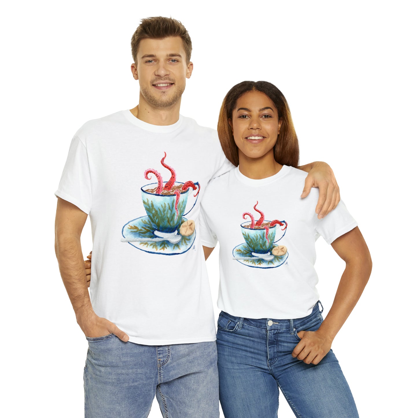 Teacup Octopus Unisex Tee