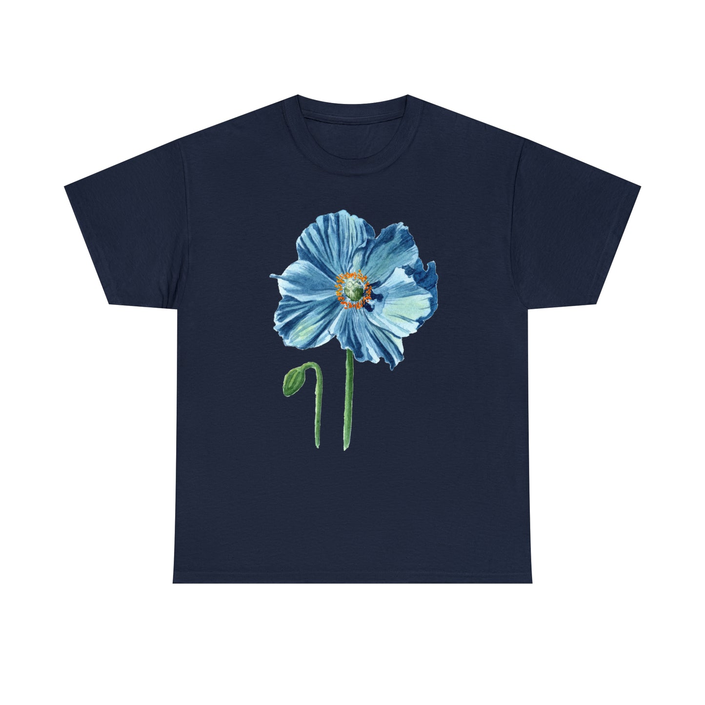 Blue Himalayan Poppy Unisex Tee