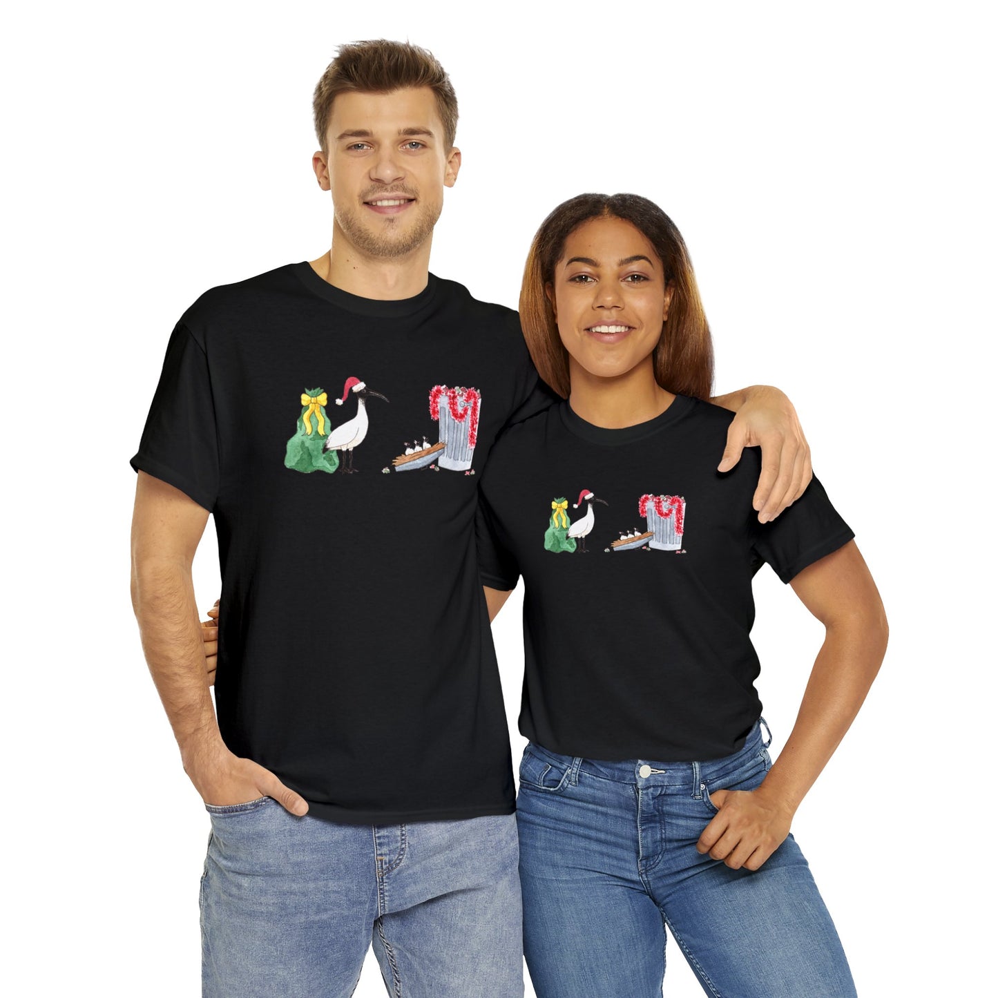 Bin Chicks' First Christmas Unisex Tee