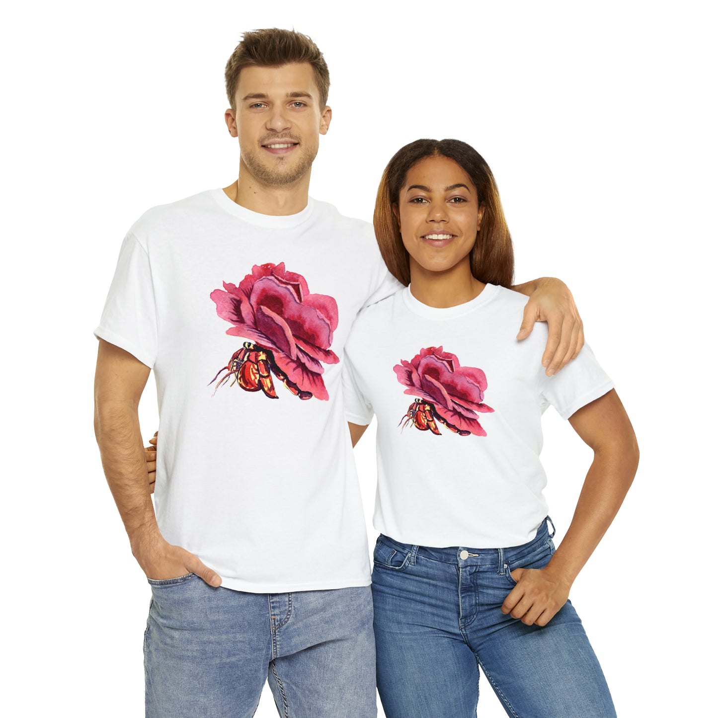 Rose Crab Unisex Tee