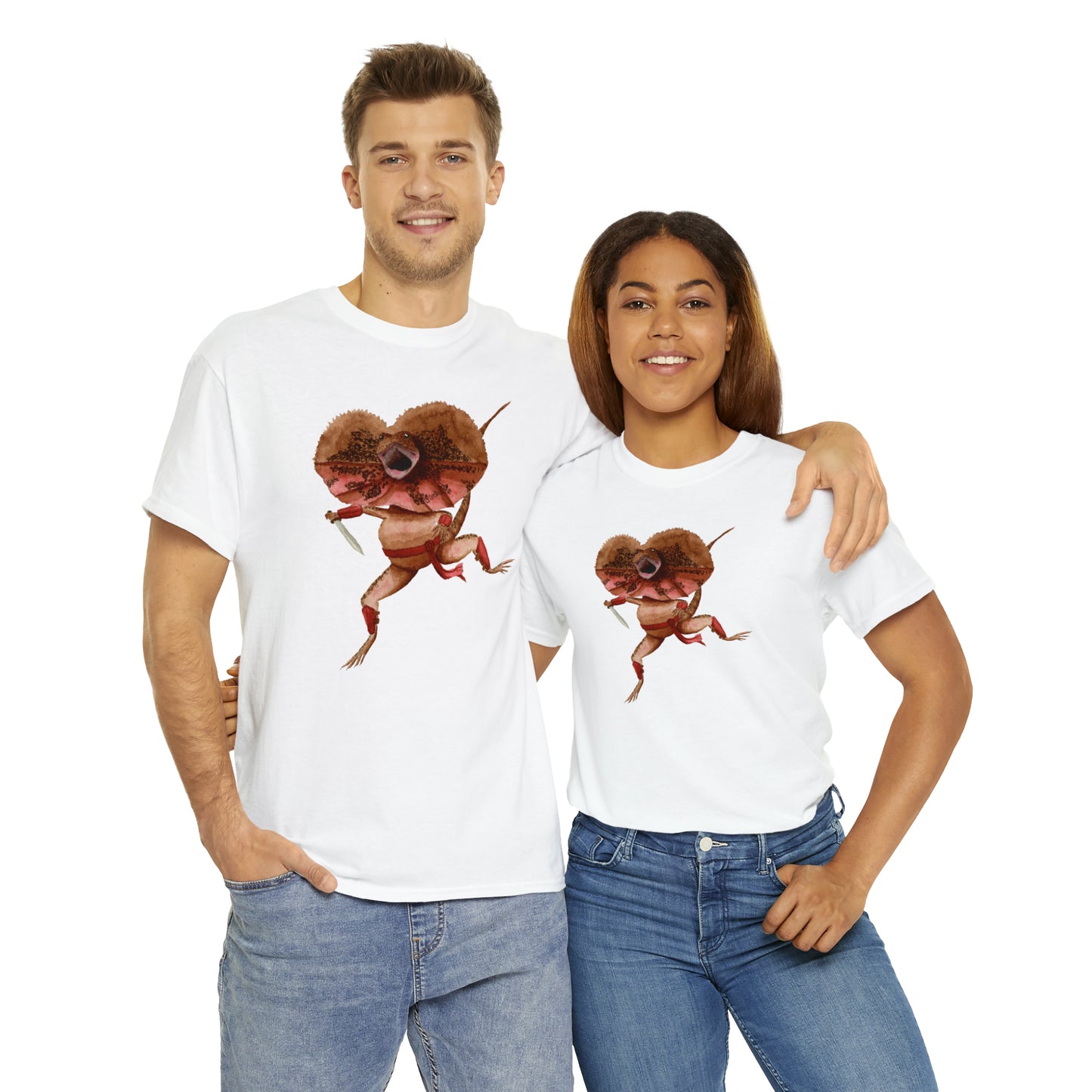 Fighter Frill-Necked Lizard Unisex Tee