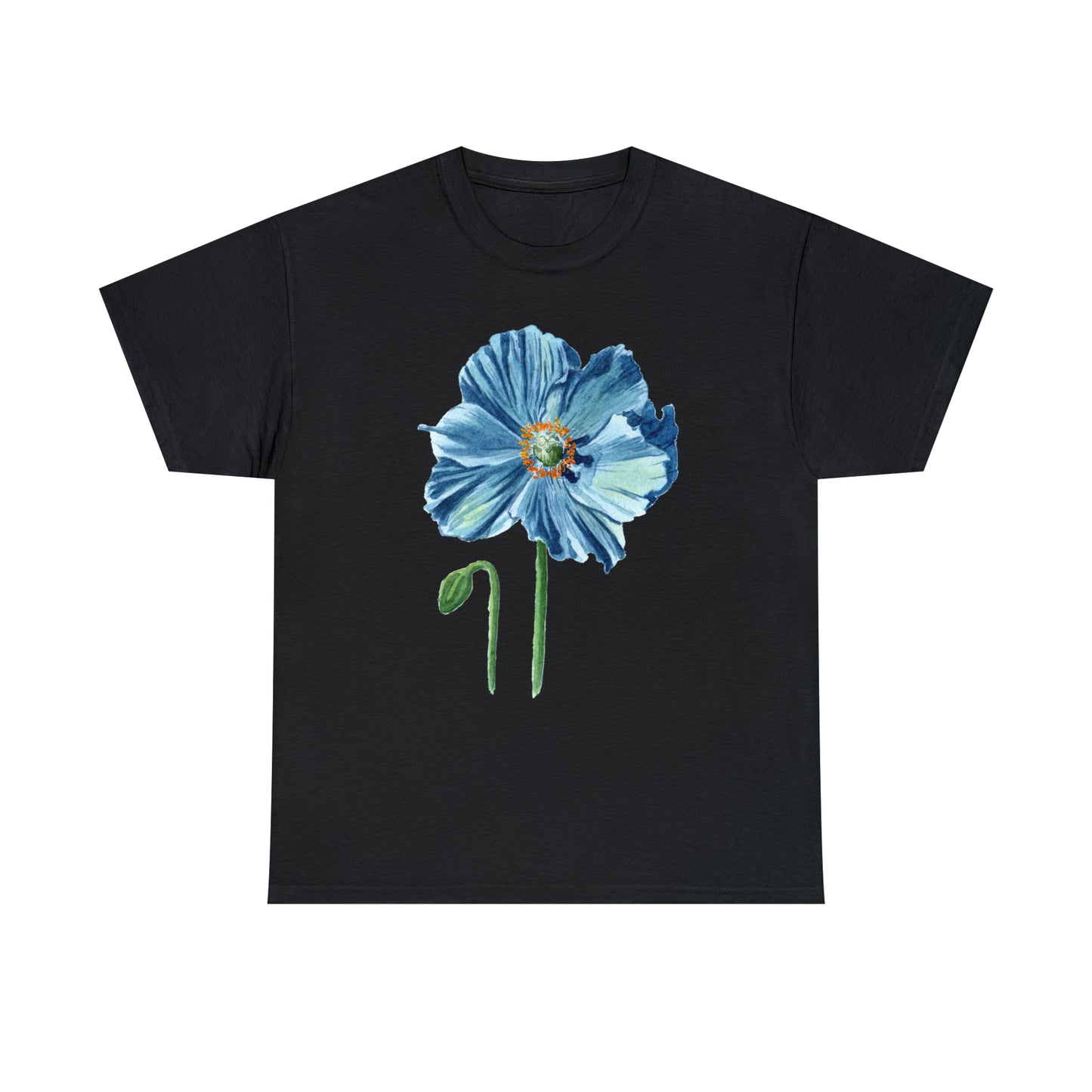 Blue Himalayan Poppy Unisex Tee