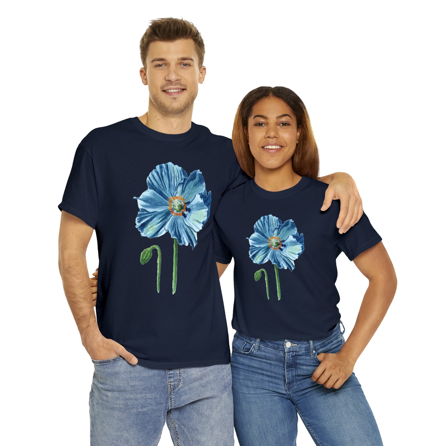 Blue Himalayan Poppy Unisex Tee
