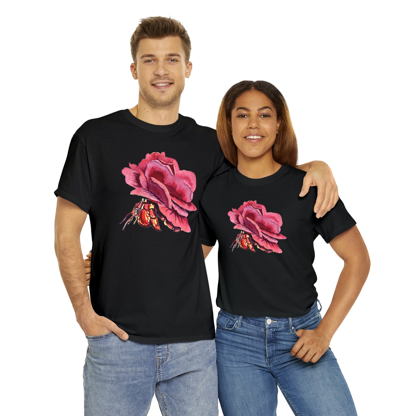 Rose Crab Unisex Tee