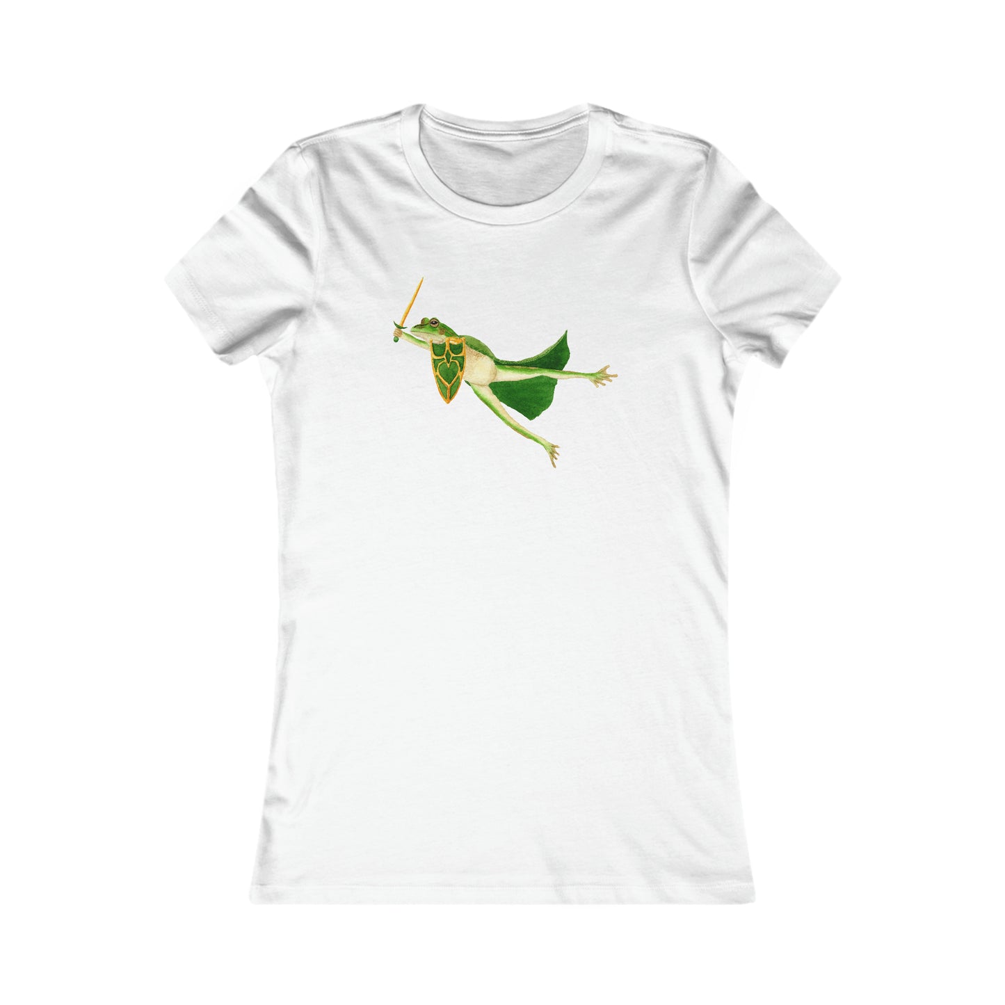 Paladin Green and Gold Bell Frog Women's Tee