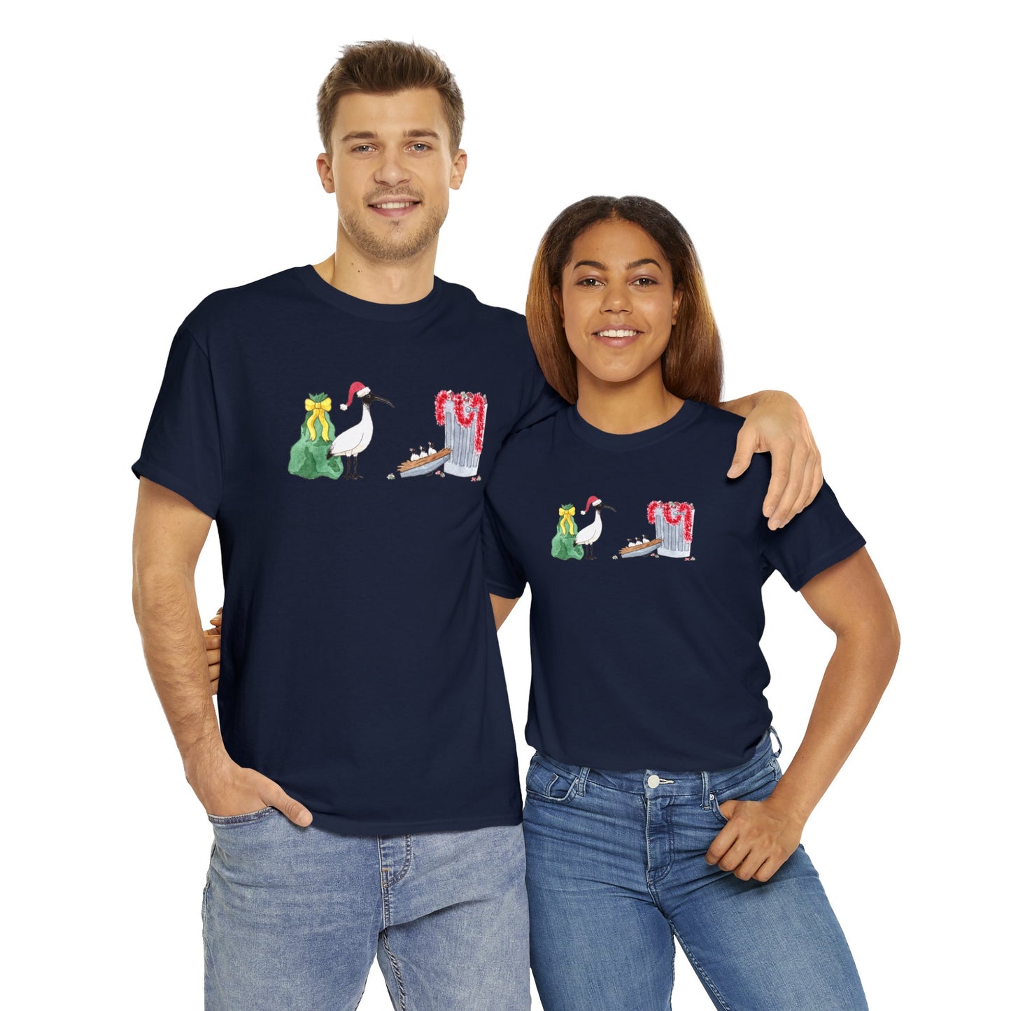 Bin Chicks' First Christmas Unisex Tee