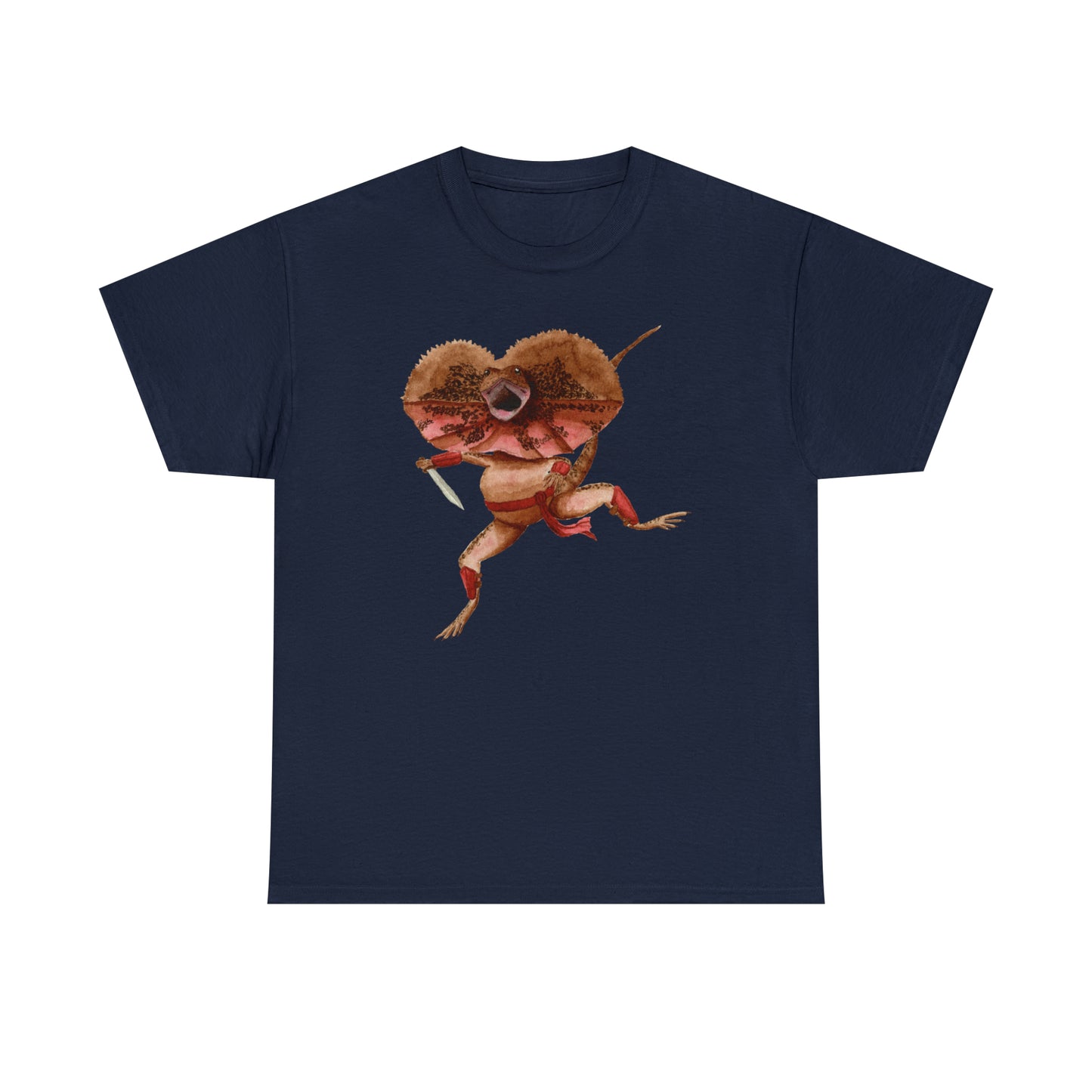 Fighter Frill-Necked Lizard Unisex Tee