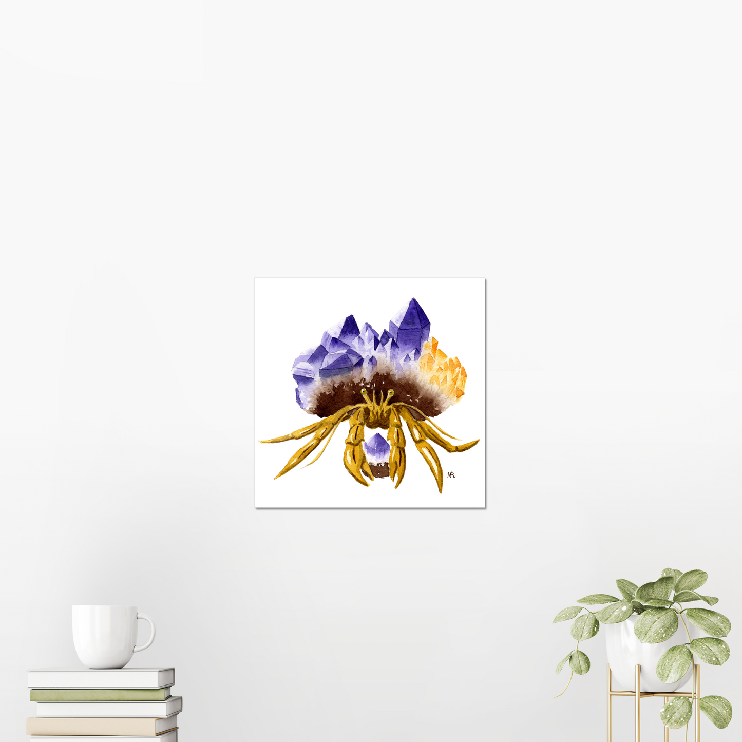 Ametrine Crab Giclée Art Print