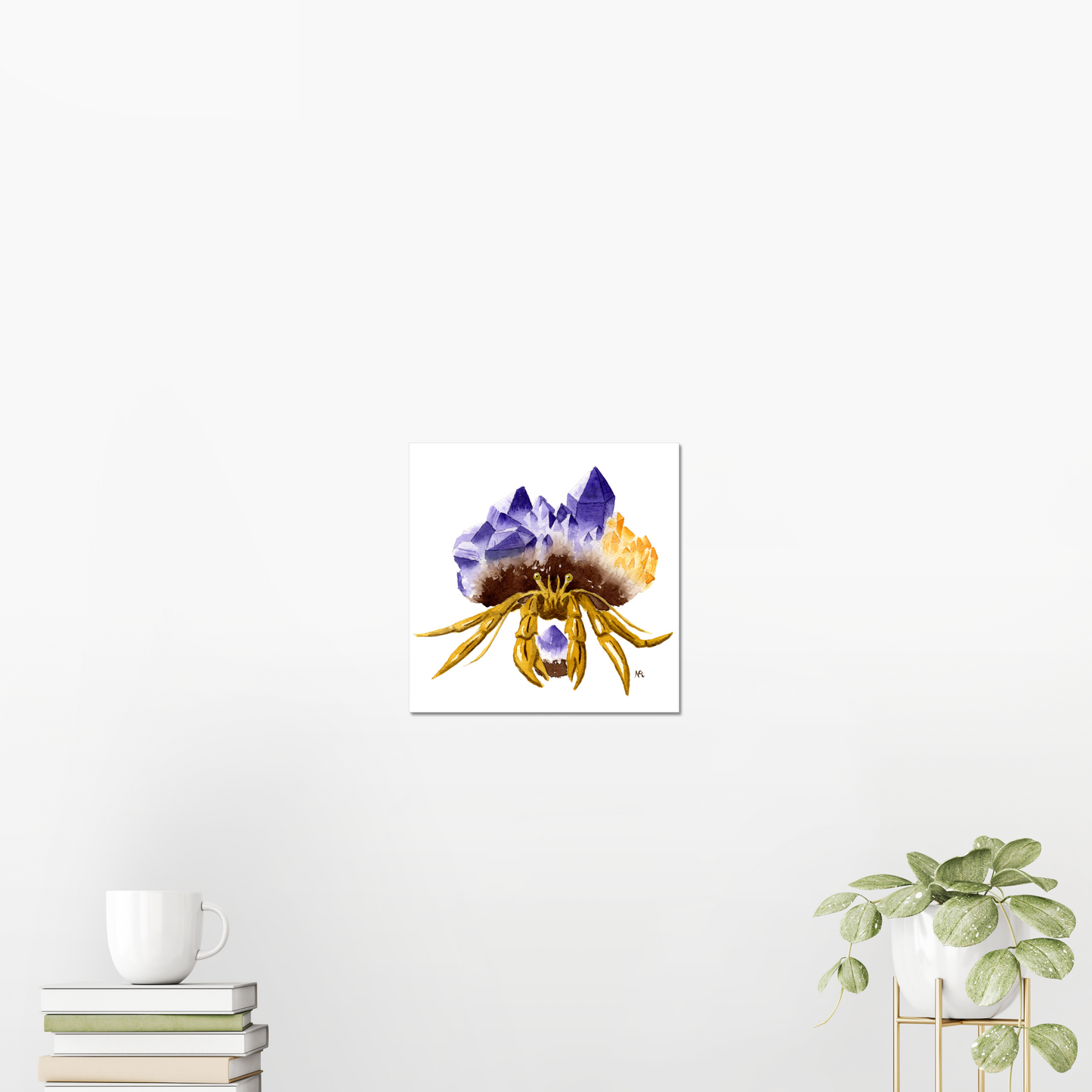 Ametrine Crab Giclée Art Print