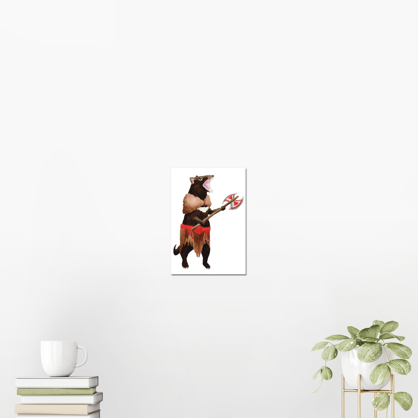 Barbarian Tasmanian Devil Giclée Art Print