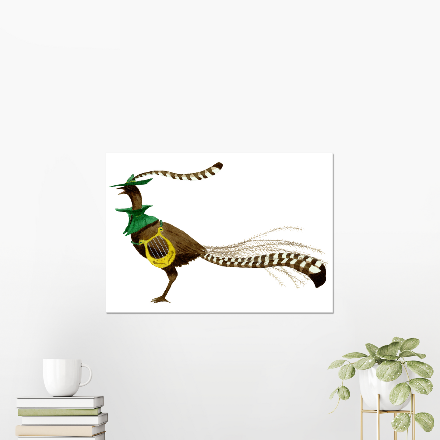Bard Lyrebird Giclée Art Print