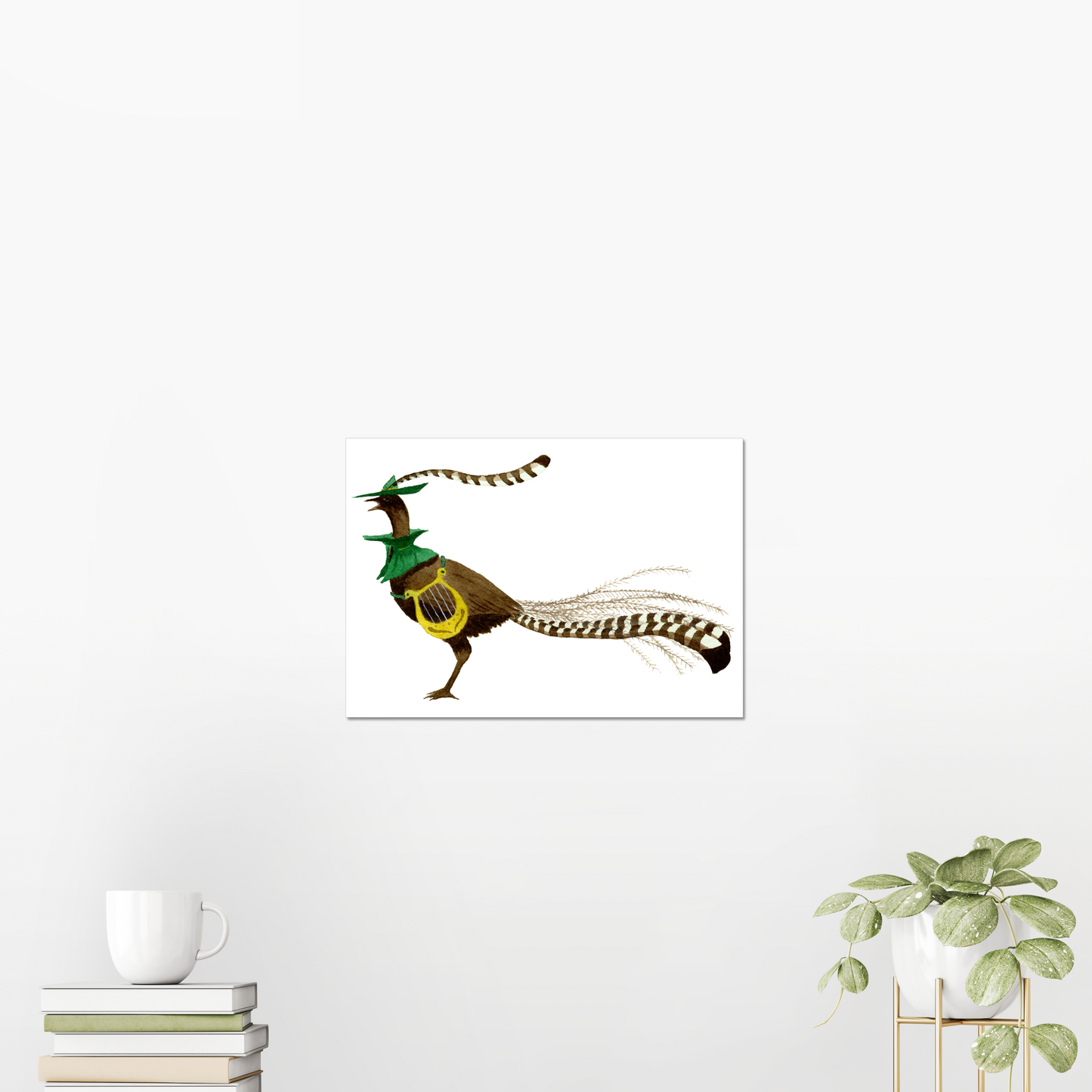 Bard Lyrebird Giclée Art Print