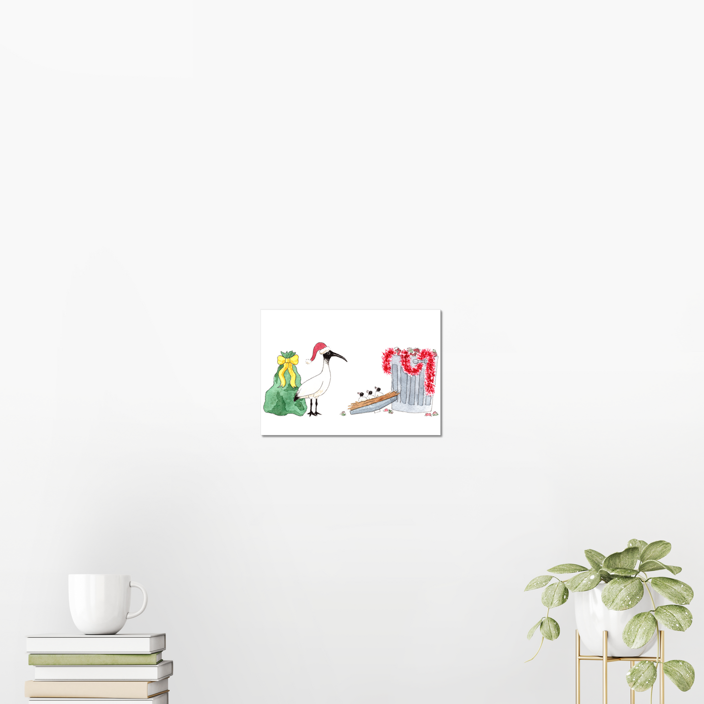 Bin Chicks' First Christmas Giclée Art Print