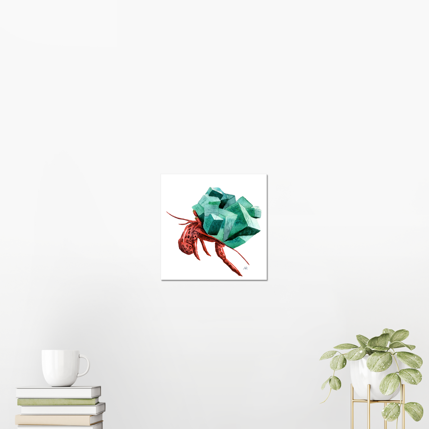 Fluorite Crab Giclée Art Print