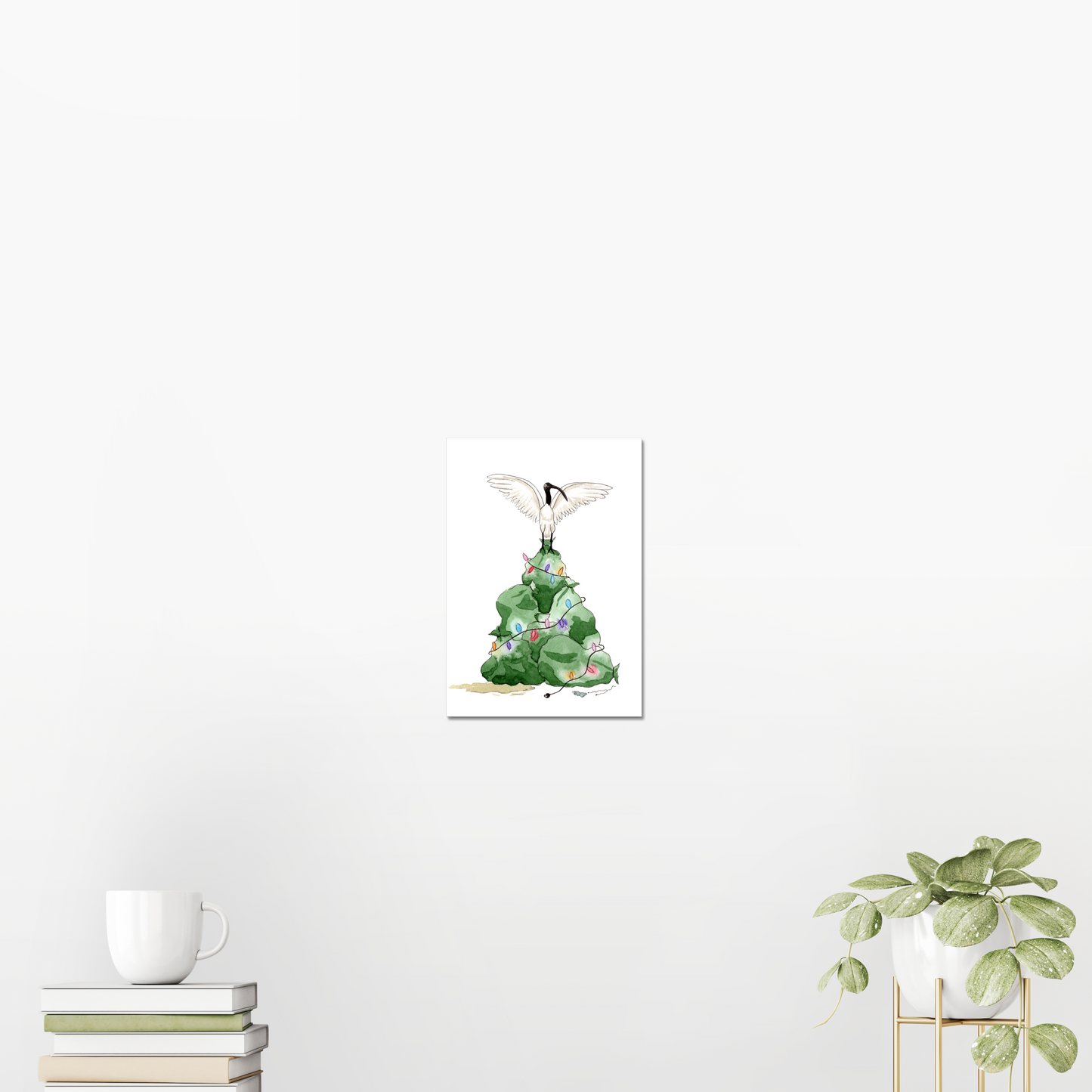 Merry Bin Chickmas Giclée Art Print