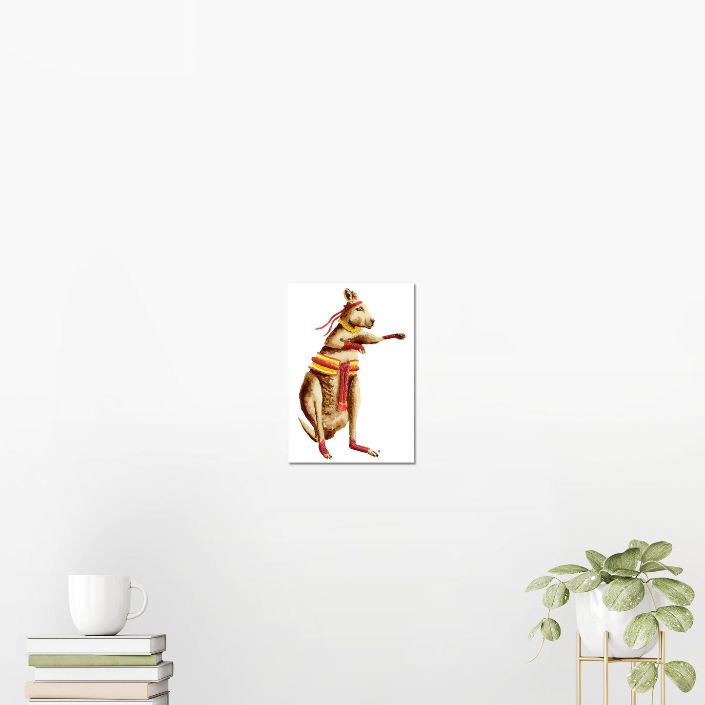 Monk Kangaroo Giclée Art Print