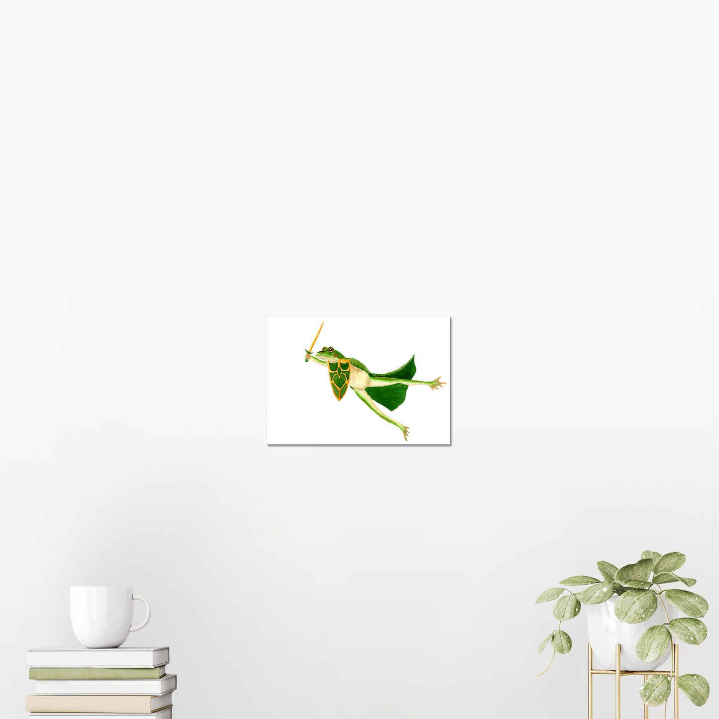 Paladin Green and Gold Bell Frog Giclée Art Print