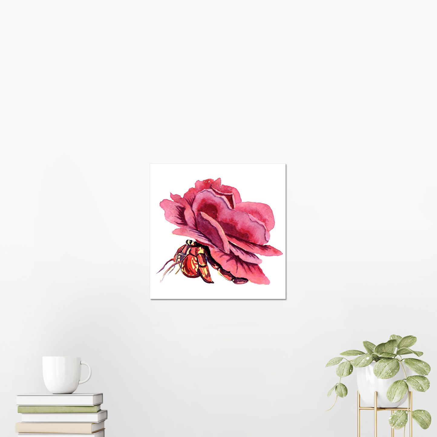 Rose Crab Giclée Art Print