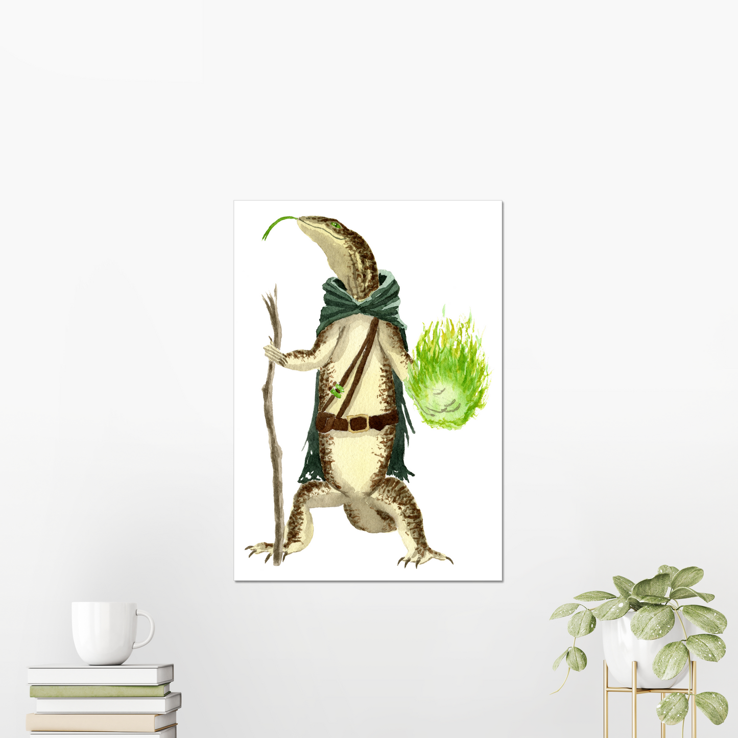 Warlock Goanna Giclée Art Print