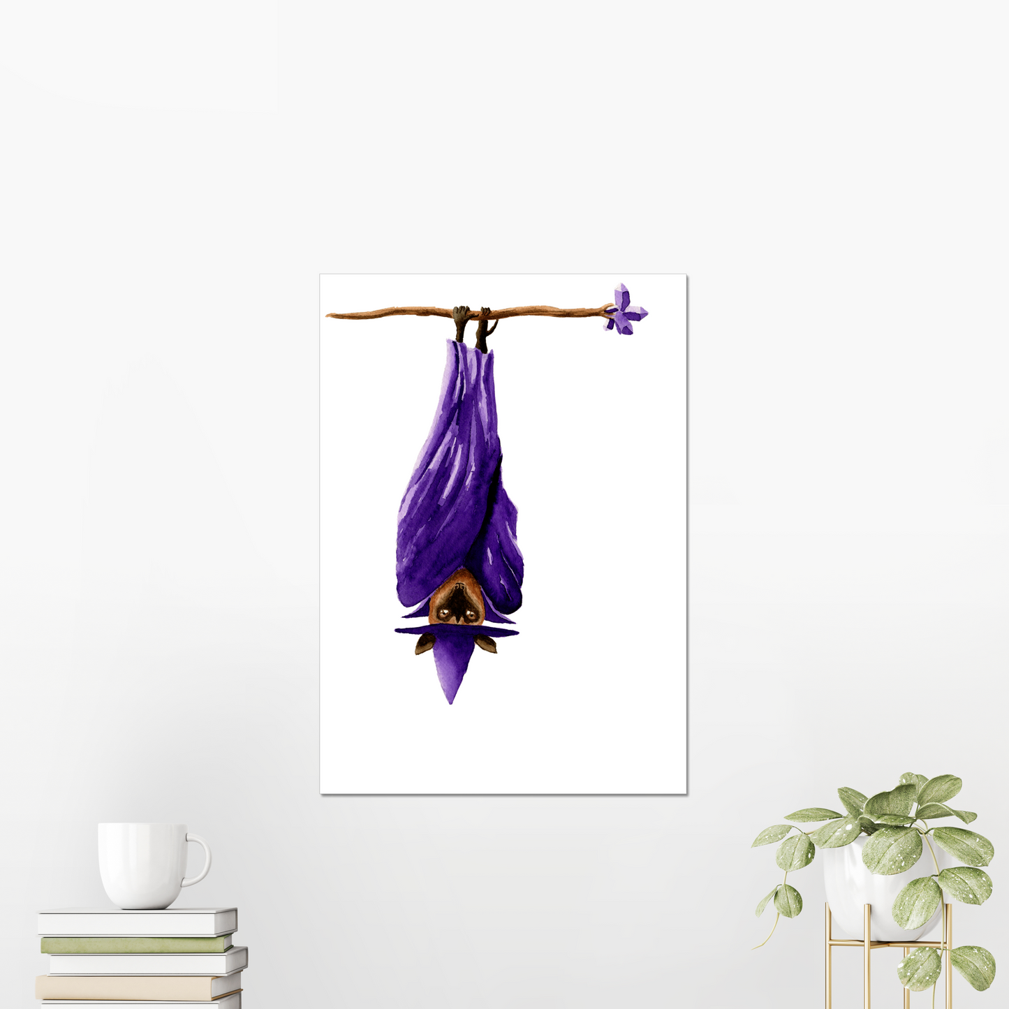 Wizard Flying Fox Giclée Art Print