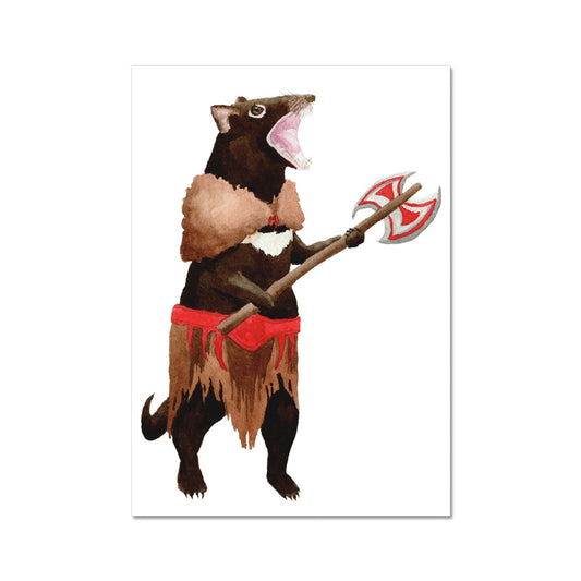 Barbarian Tasmanian Devil Giclée Art Print