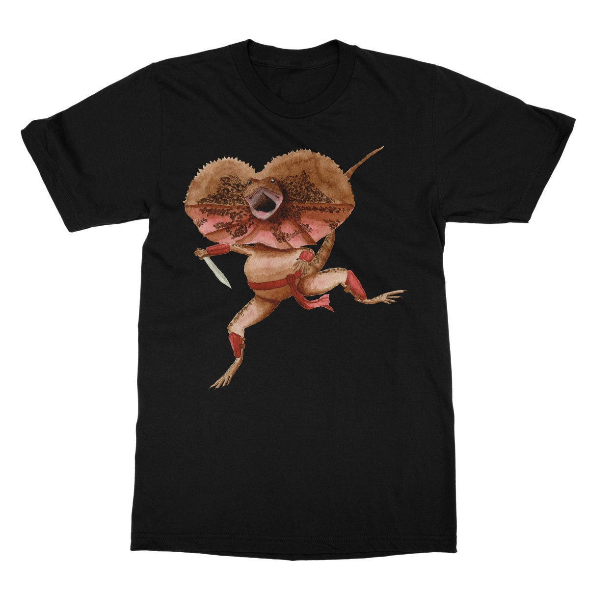 Fighter Frill-Necked Lizard Unisex T-Shirt