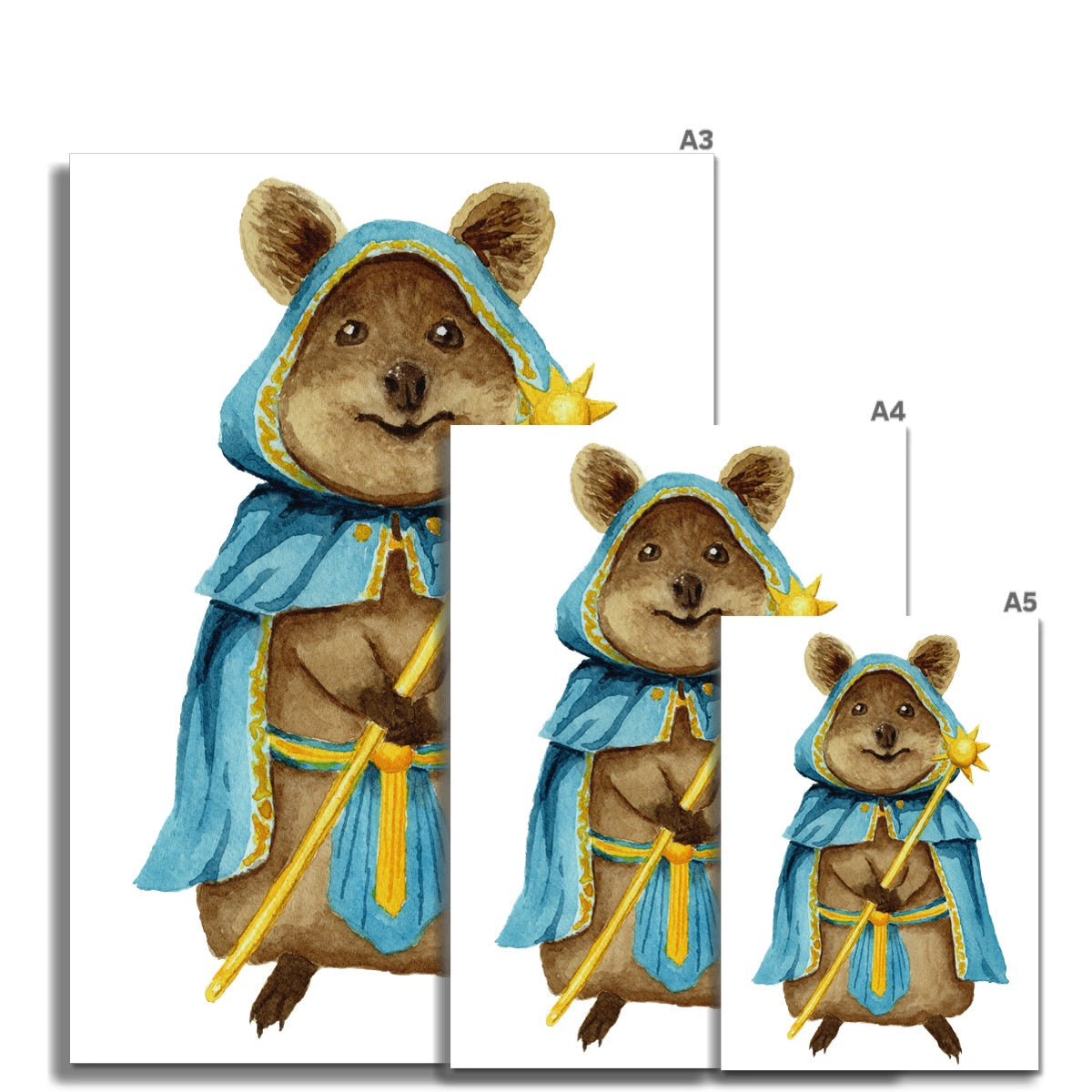 Cleric Quokka Giclée Art Print
