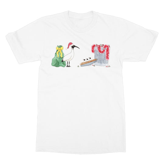 Bin Chicks' First Christmas Unisex T-Shirt