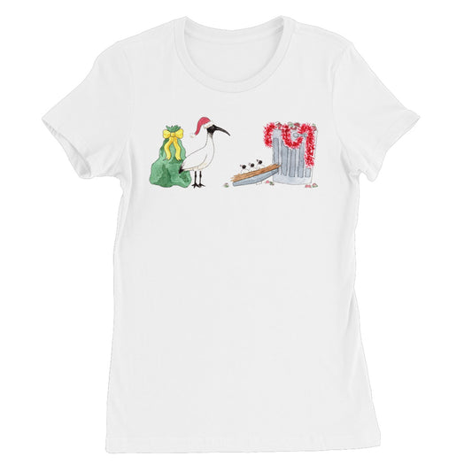 Bin Chicks' First Christmas Women's T-Shirt