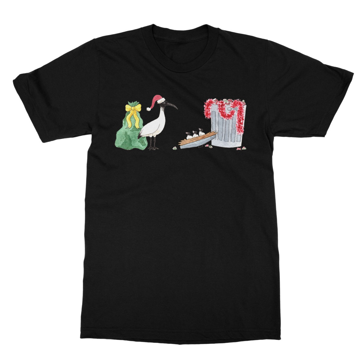 Bin Chicks' First Christmas Unisex T-Shirt