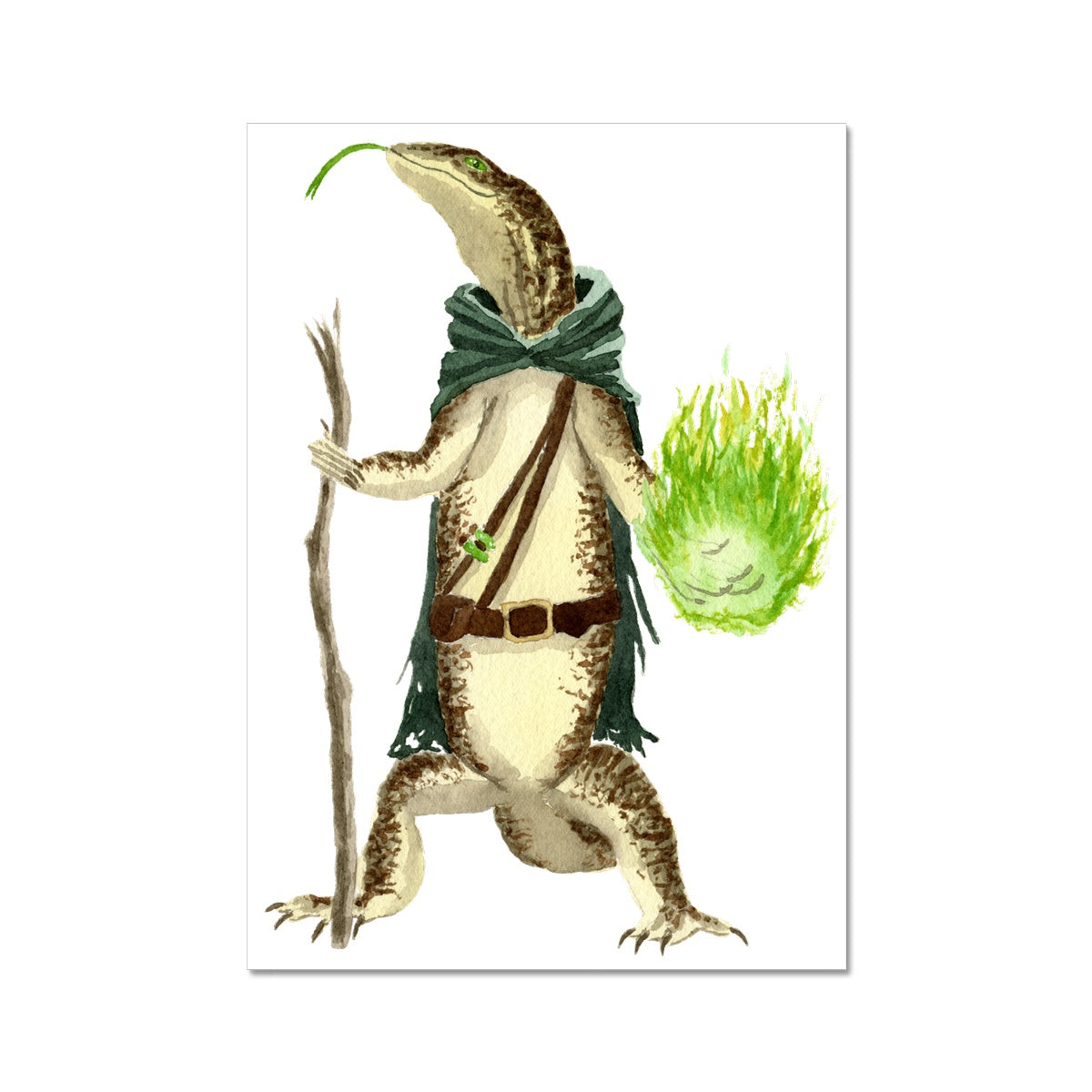 Warlock Goanna Giclée Art Print