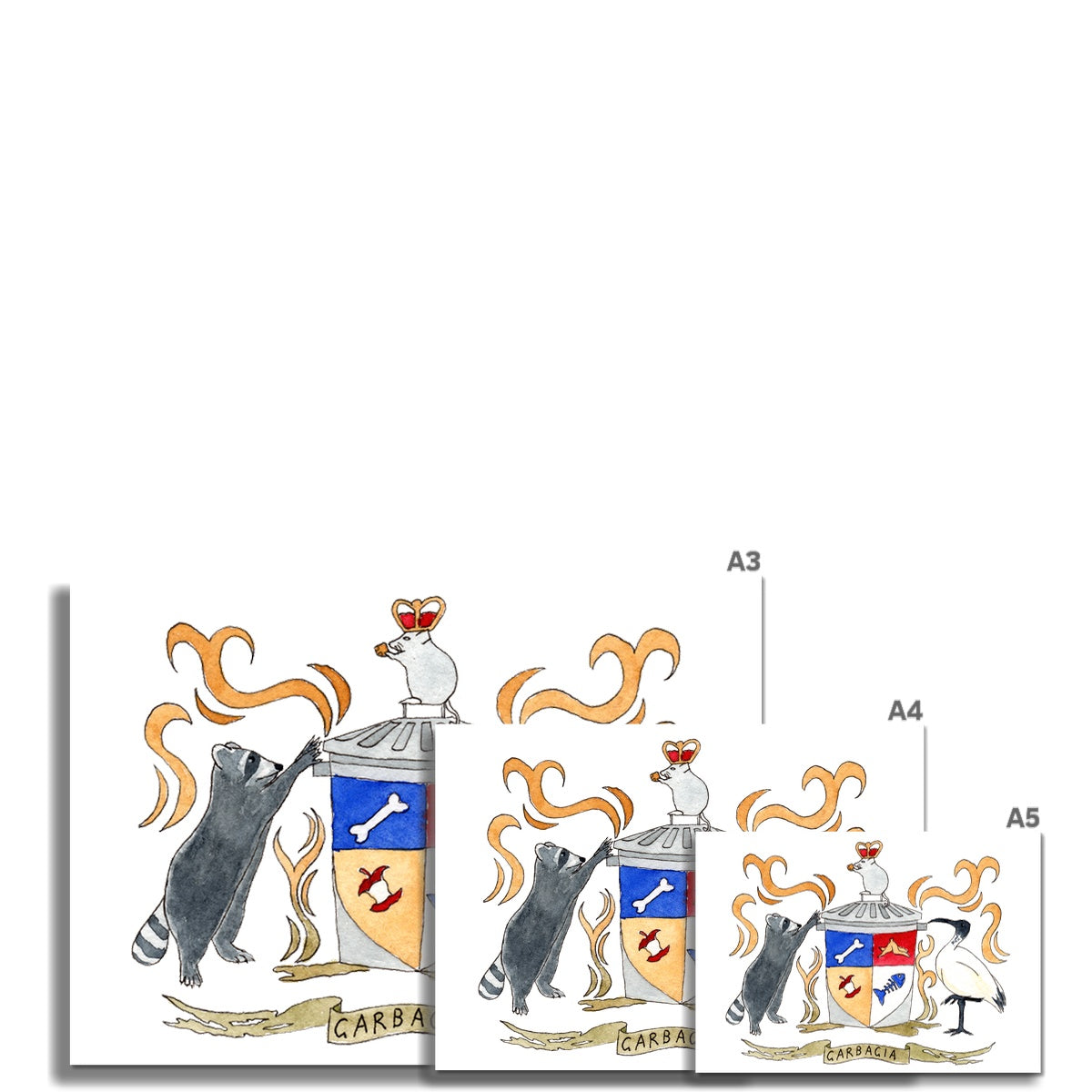 Trash Nation Giclée Art Print