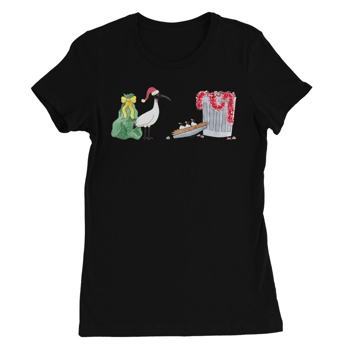Bin Chicks' First Christmas Women's T-Shirt
