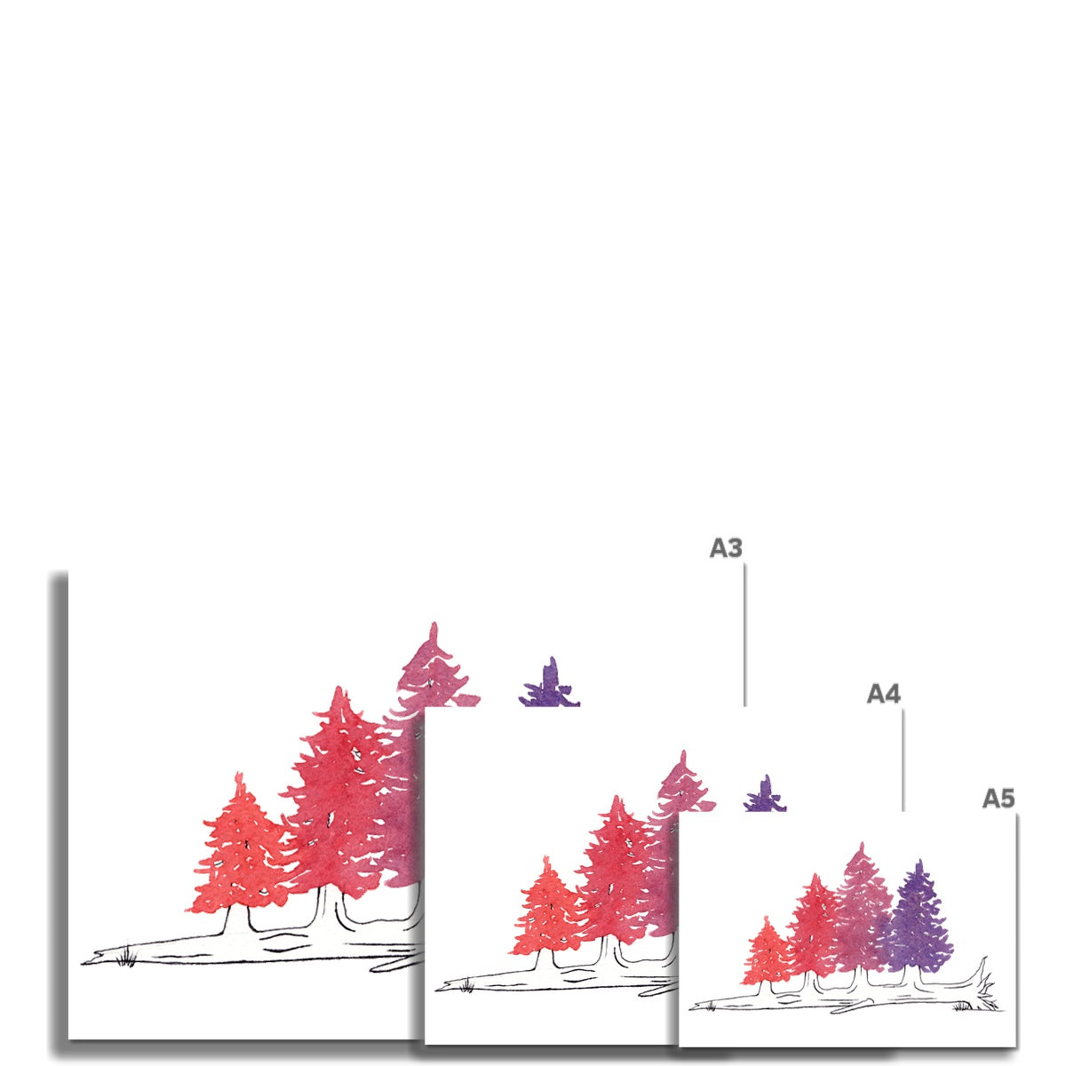 Perseverant Pine Giclée Art Print