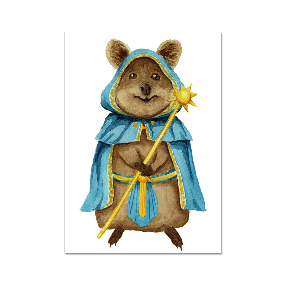Cleric Quokka Giclée Art Print