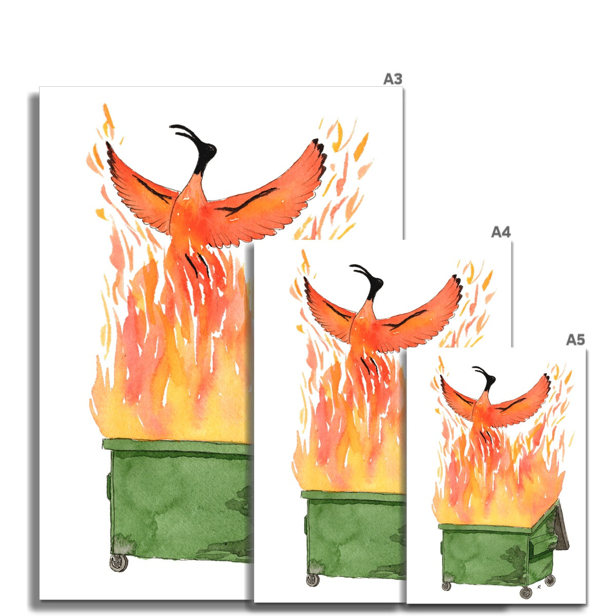 Bin Phoenix Giclée Art Print