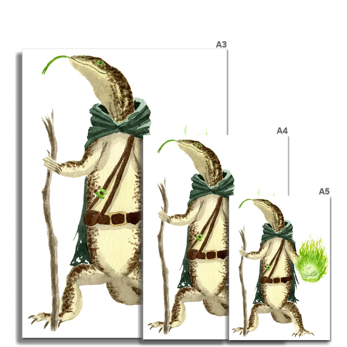 Warlock Goanna Giclée Art Print