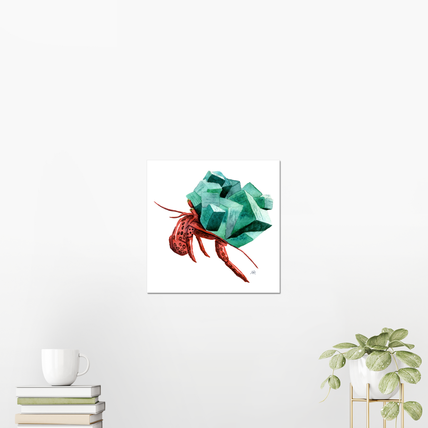 Fluorite Crab Giclée Art Print