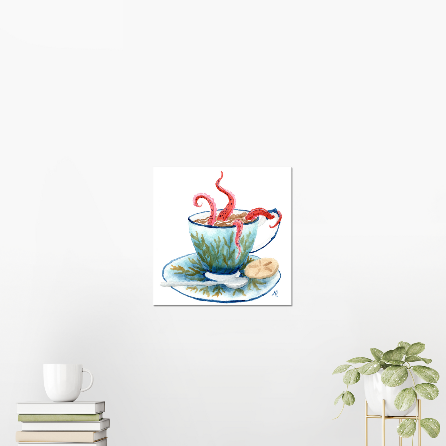 Teacup Octopus Giclée Art Print