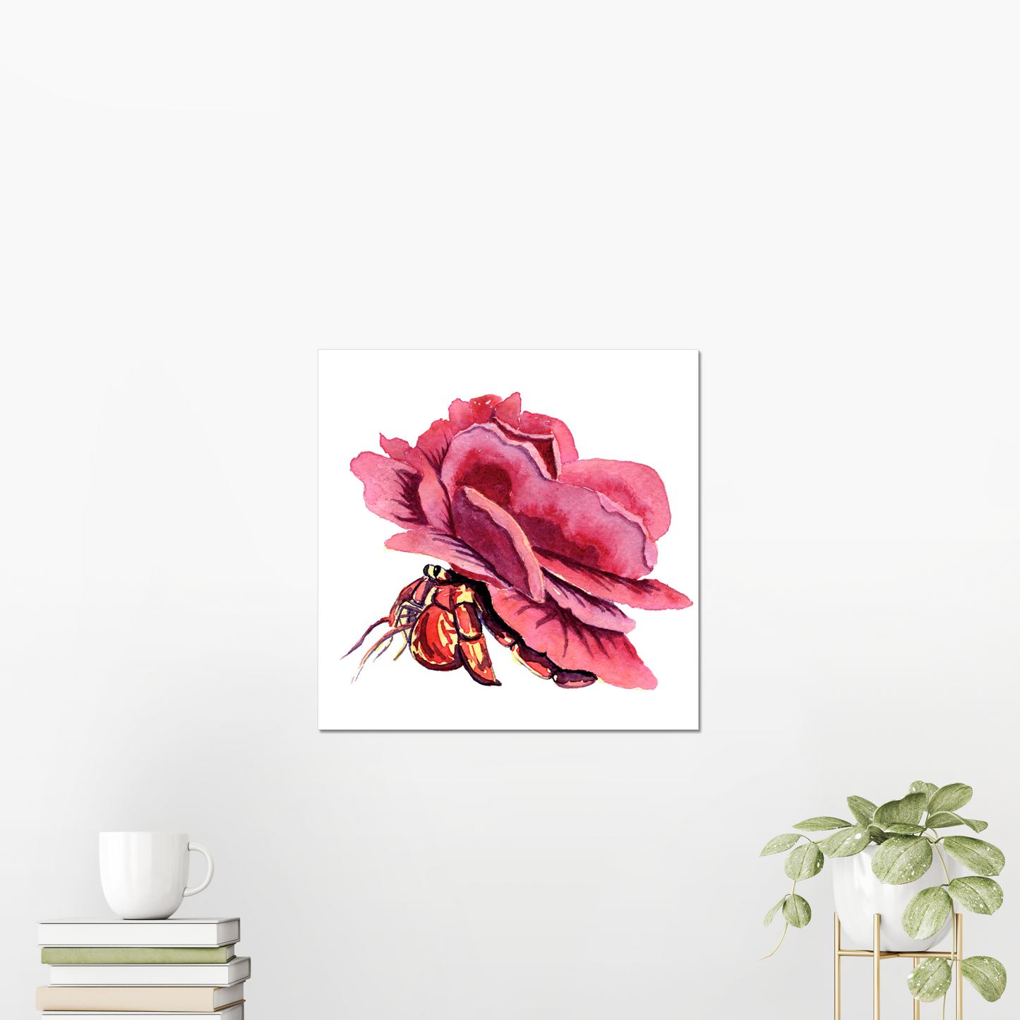 Rose Crab Giclée Art Print