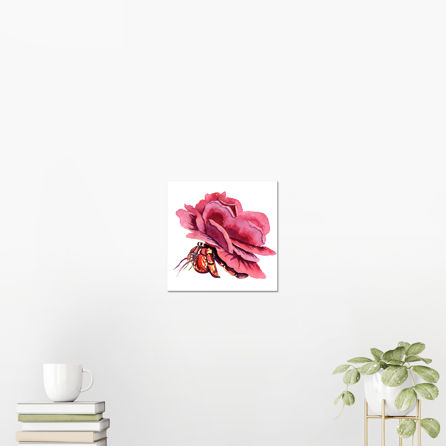 Rose Crab Giclée Art Print