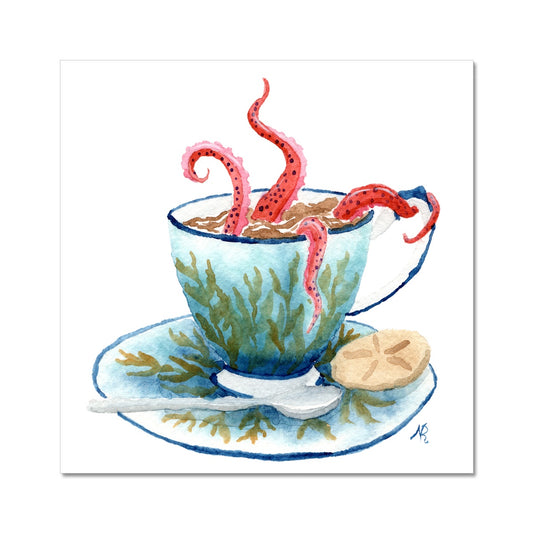 Teacup Octopus Giclée Art Print